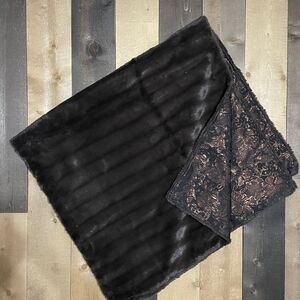 Iman Faux Fur Throw Blanket - Luxurious & Versatile (Approx. 4 ft x 8 ft)